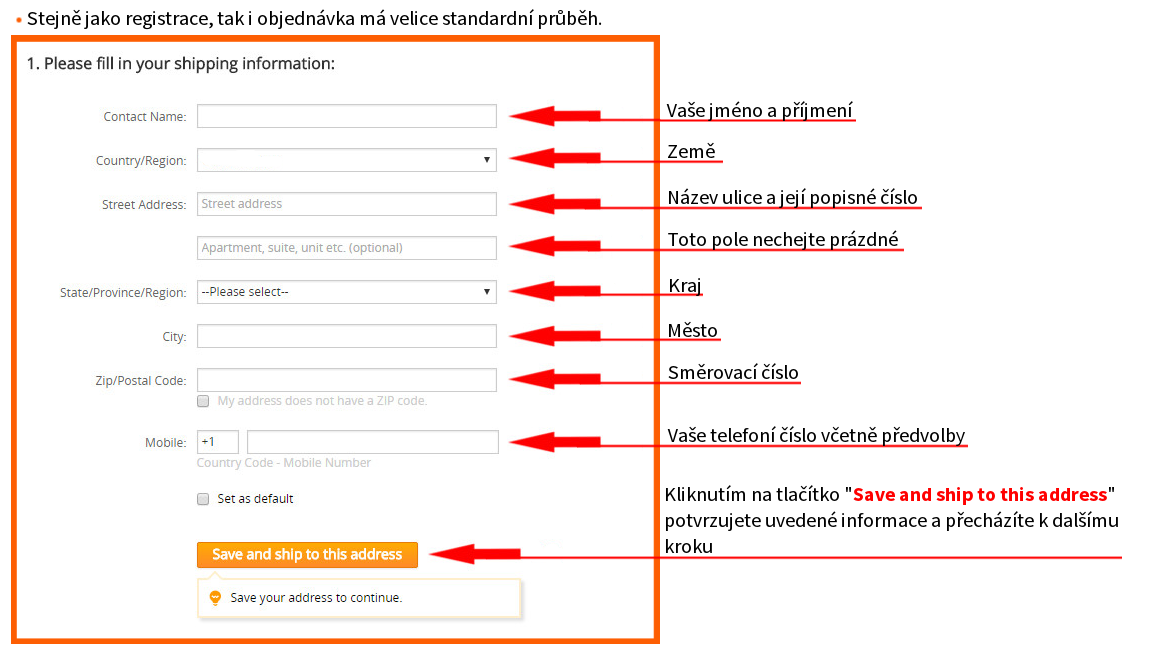 Objednanie externého prijímača 9